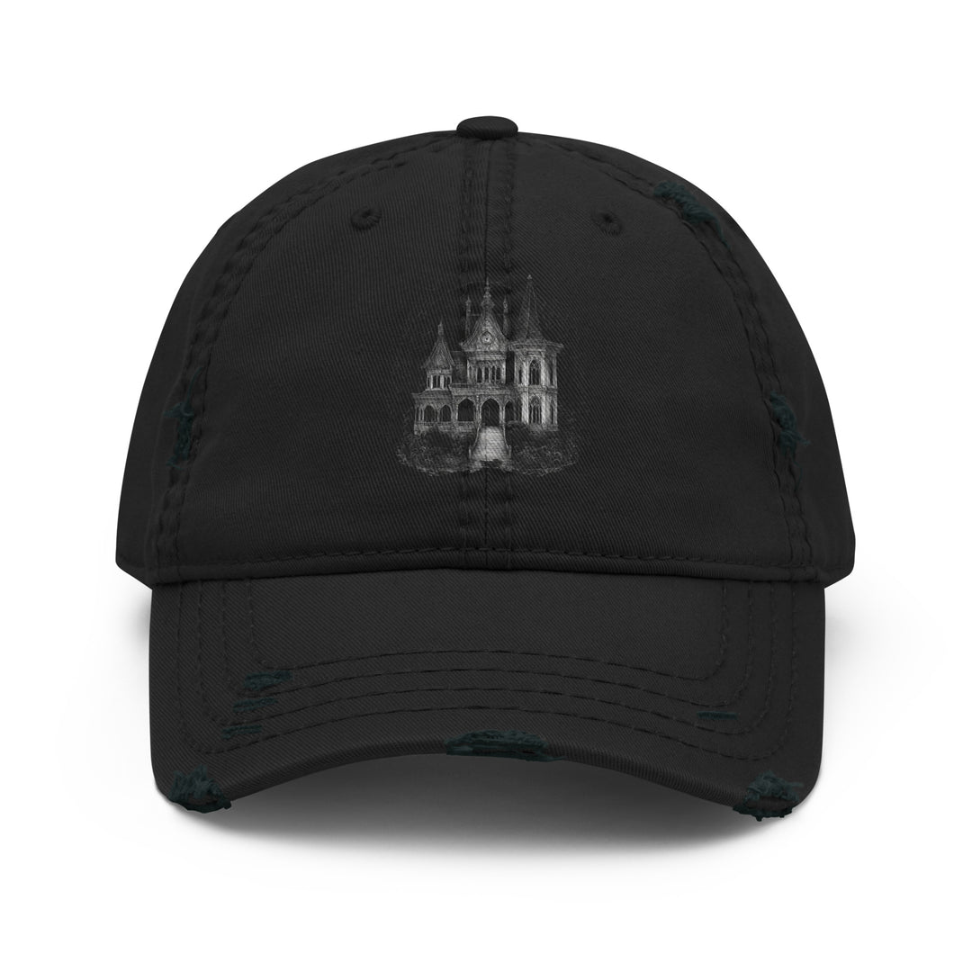 Gothic Distressed Dad Hat | Halloween AI-Designed 11