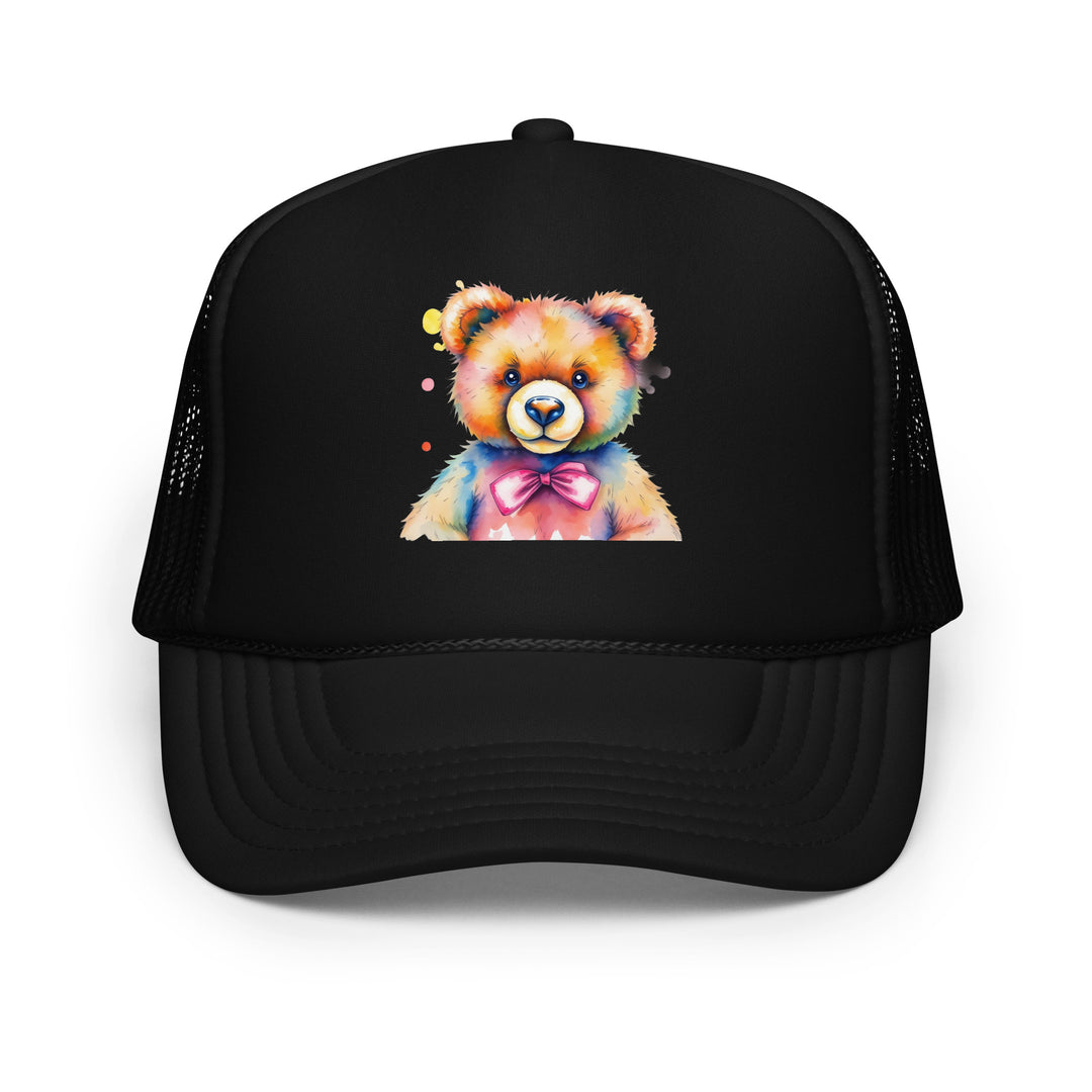 Teddy Bear Watercolor Foam Trucker Hat | Everyday AI-Designed 10