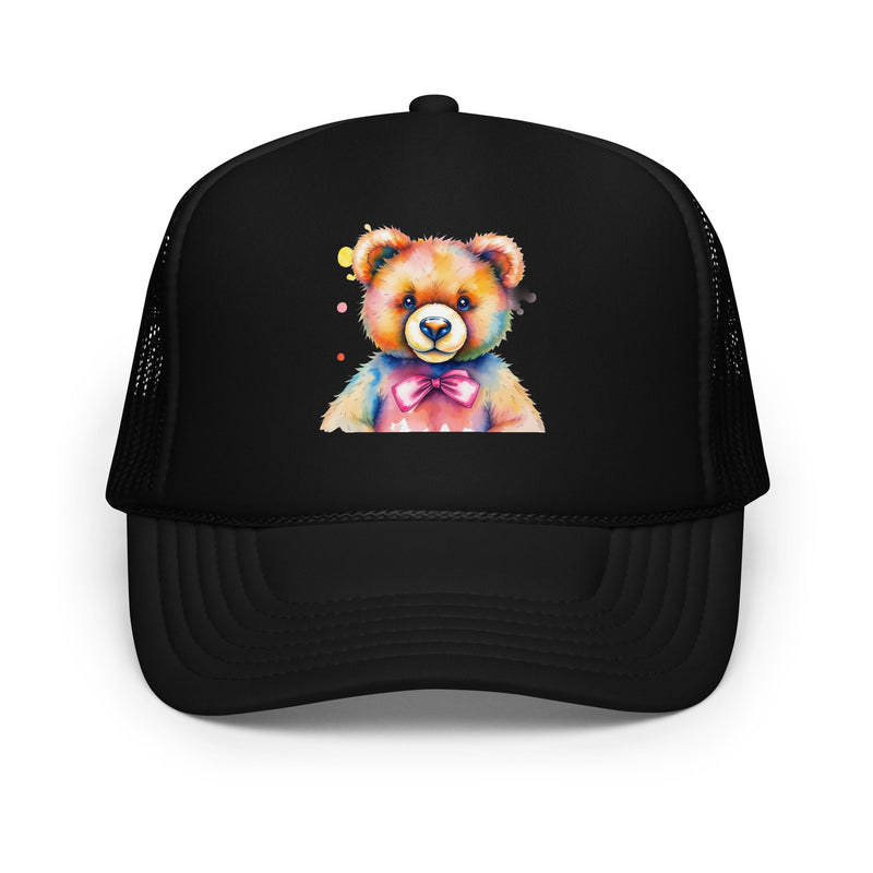 Teddy Bear Watercolor Foam Trucker Hat | Everyday AI-Designed 10