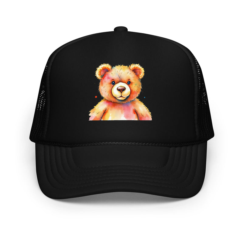 Teddy Bear Watercolor Foam Trucker Hat | Everyday AI-Designed 11