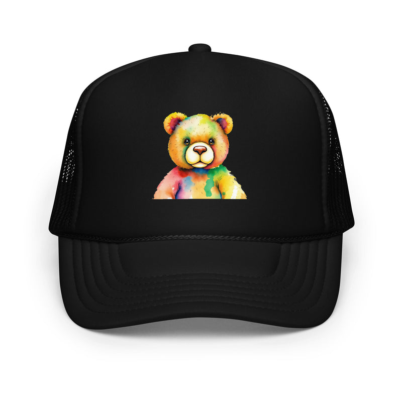 Teddy Bear Watercolor Foam Trucker Hat | Everyday AI-Designed 19