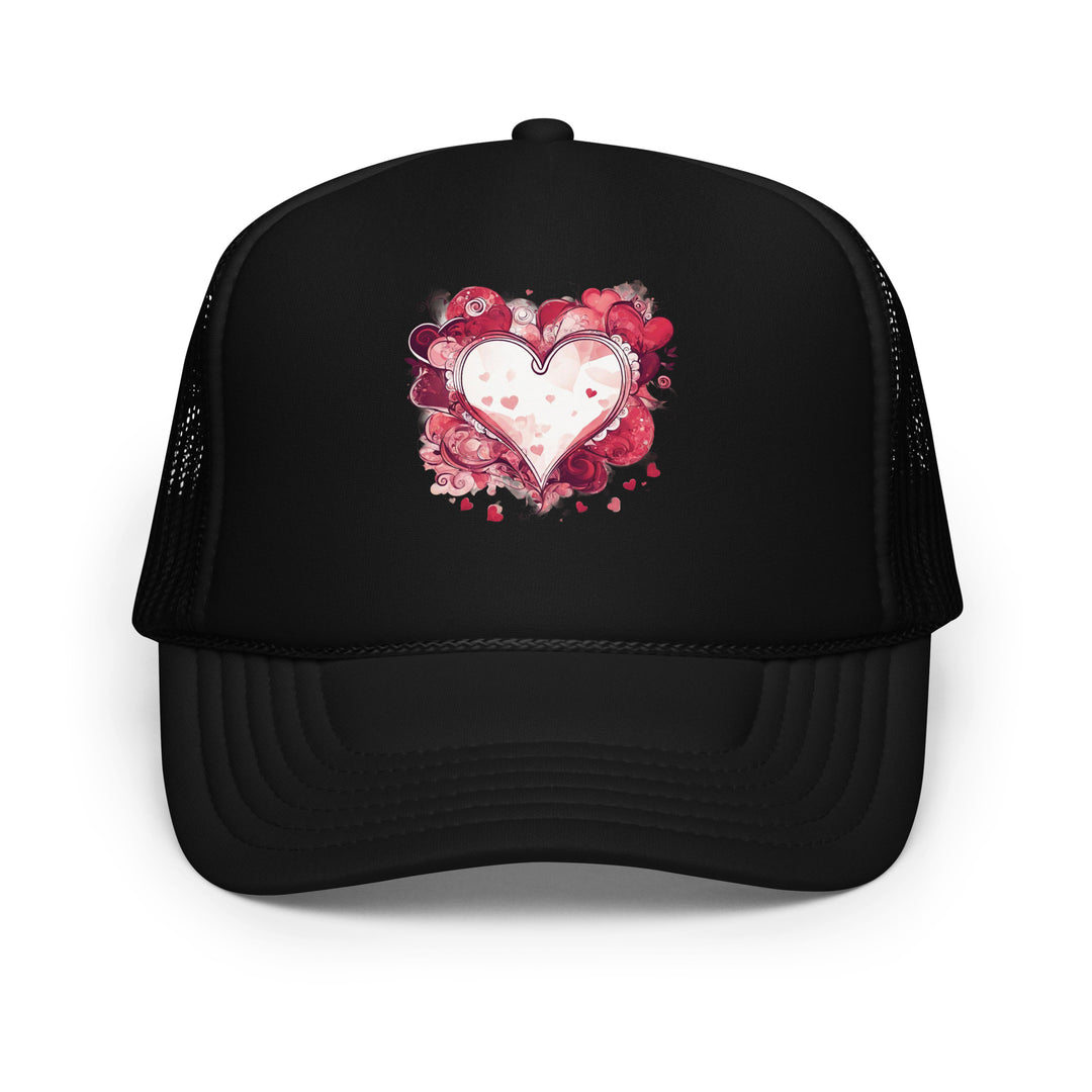 Abstract Foam Trucker Hat | Valentines AI-Designed 3