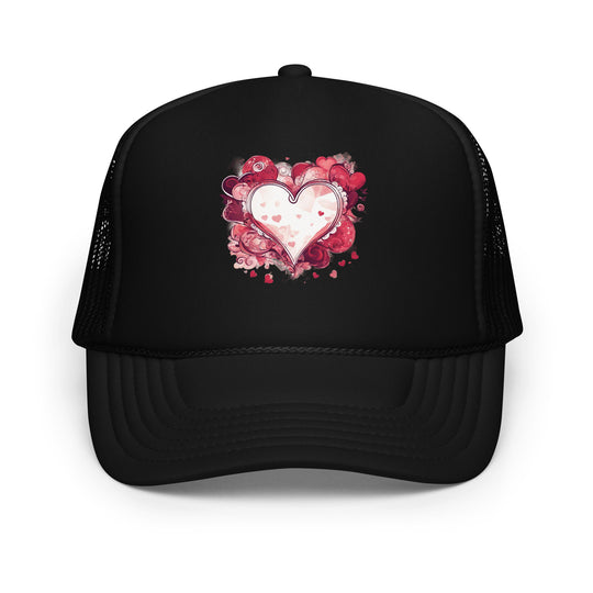 Abstract Foam Trucker Hat | Valentines AI-Designed 3