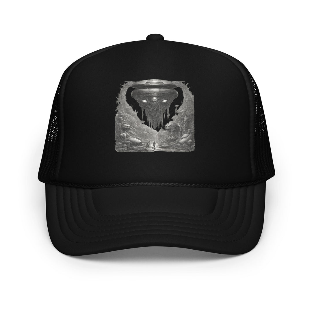 Alien Landscape Foam Trucker Hat | Summer AI-Designed 9