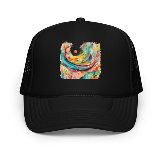 Abstract Foam Trucker Hat | Spring AI-Designed 2