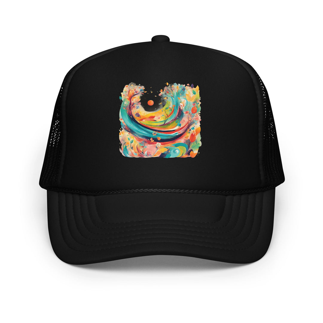 Abstract Foam Trucker Hat | Spring AI-Designed 2