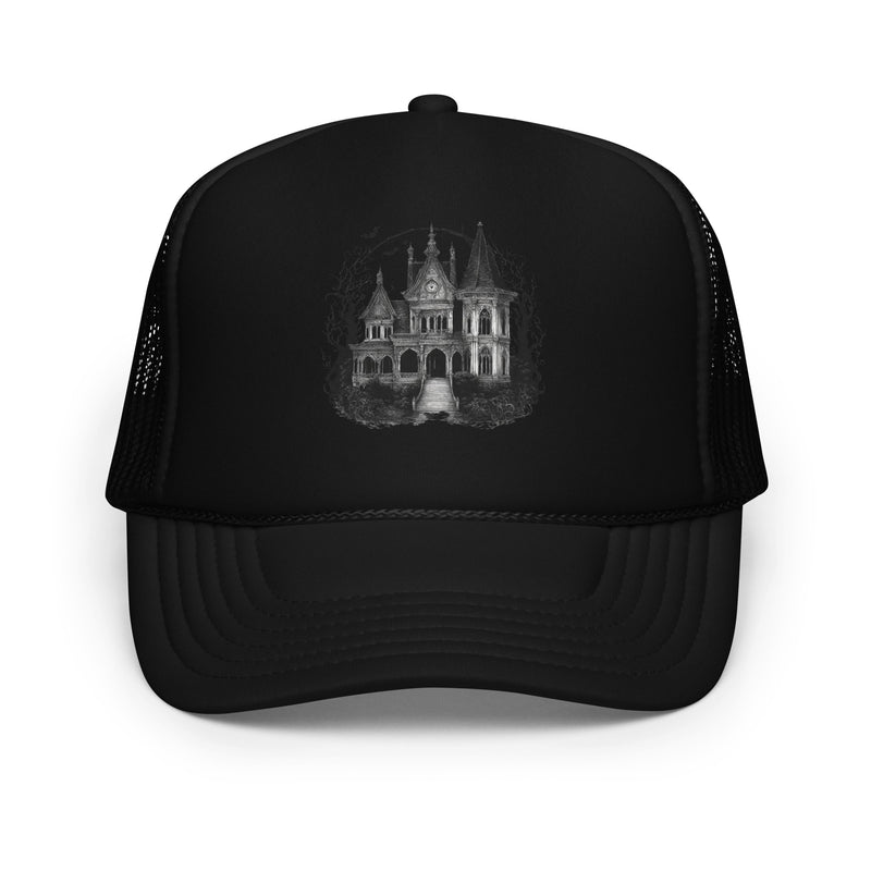 Gothic Foam Trucker Hat | Halloween AI-Designed 11