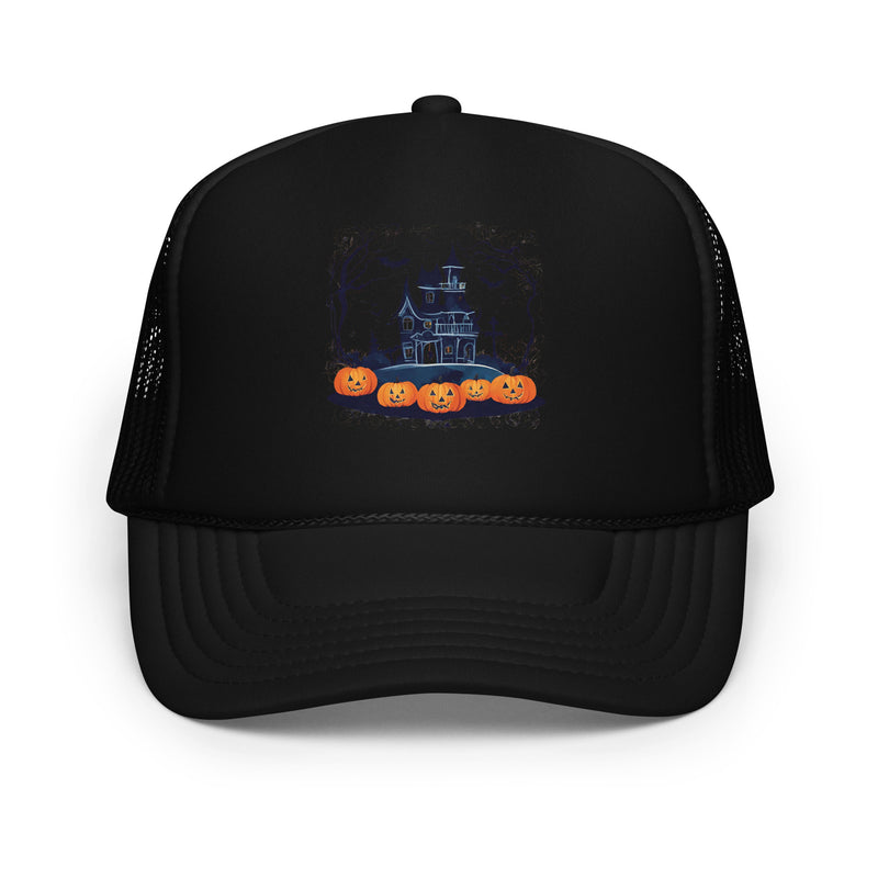 Abstract Foam Trucker Hat | Halloween AI-Designed 2