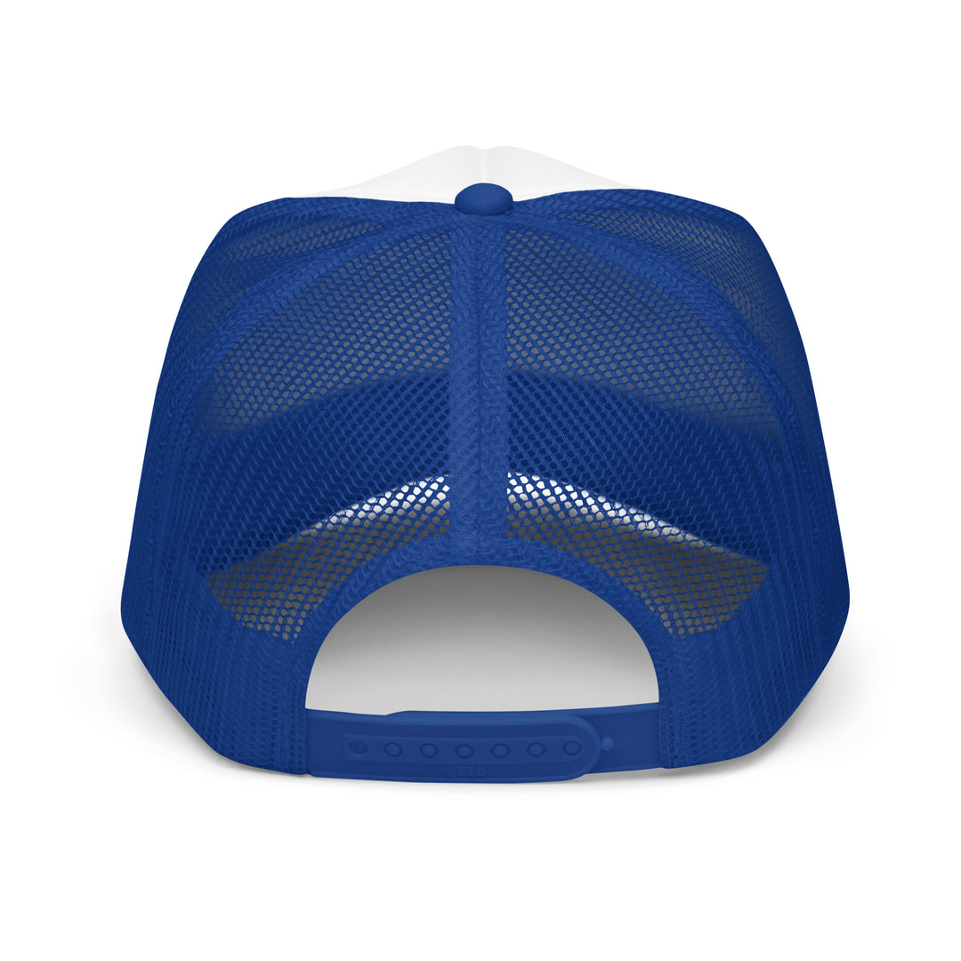 Cyberpunk Rainbow Foam Trucker Hat | Everyday AI-Designed 18 - additional view 6