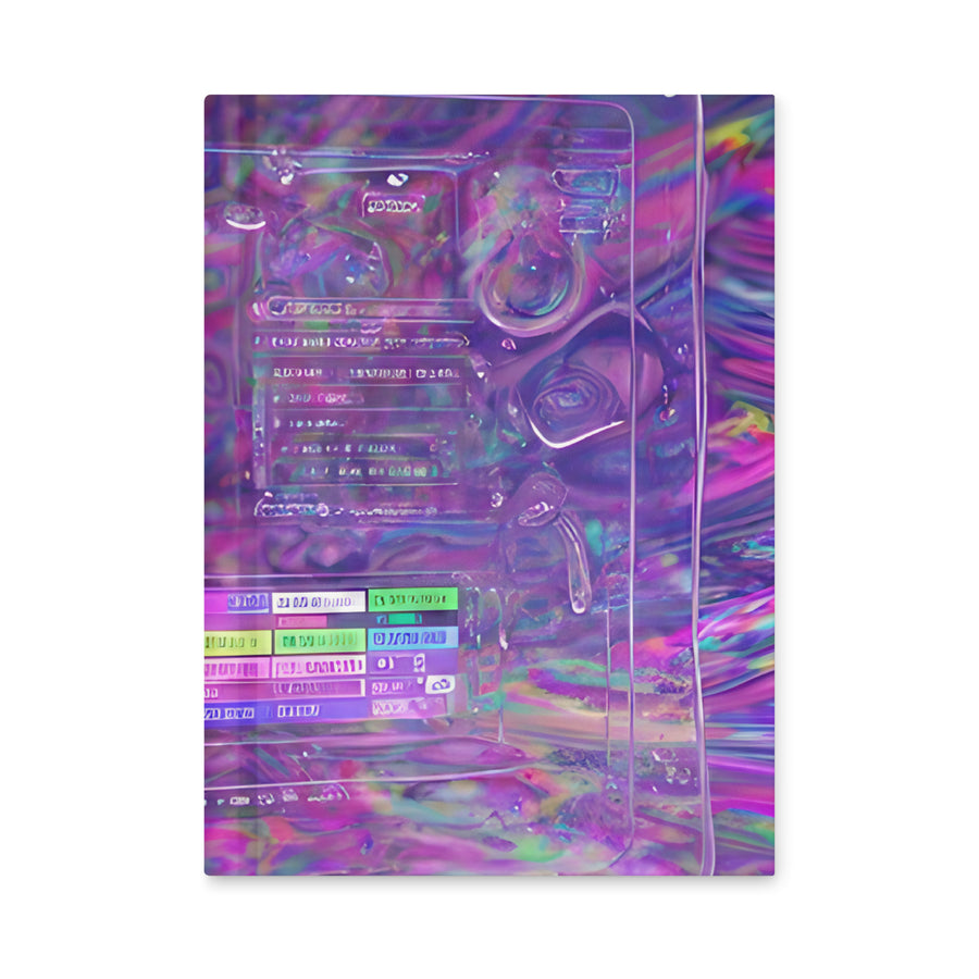 Glitchwear Hardcover Journal | Everyday AI-Designed 247 - additional view