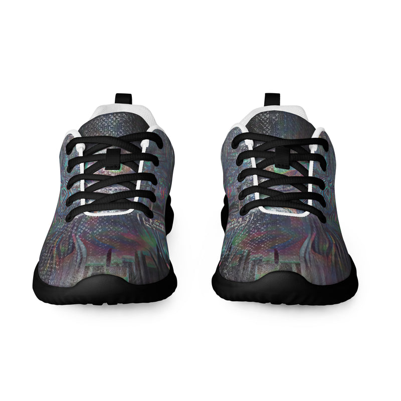 Glitchwear Men's Athletic Shoes, Everyday AI-Designed 37, main view