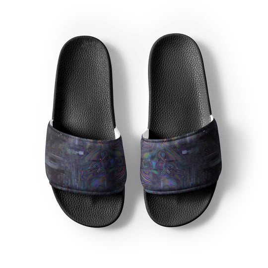 Glitchwear Men's Slides, AI Signature Style AI-Designed 10, view 7