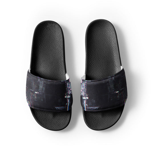 Glitchwear Men's Slides, AI Signature Style AI-Designed 33, view 7
