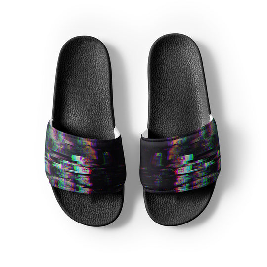 Glitchwear Men's Slides, AI Signature Style AI-Designed 35, view 7