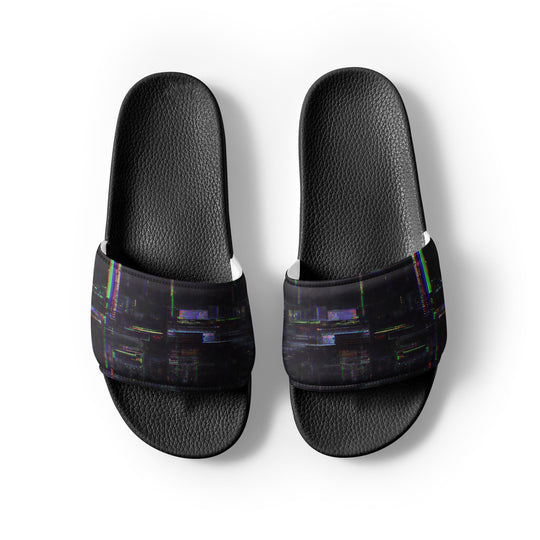 Glitchwear Men's Slides, AI Signature Style AI-Designed 36, view 7