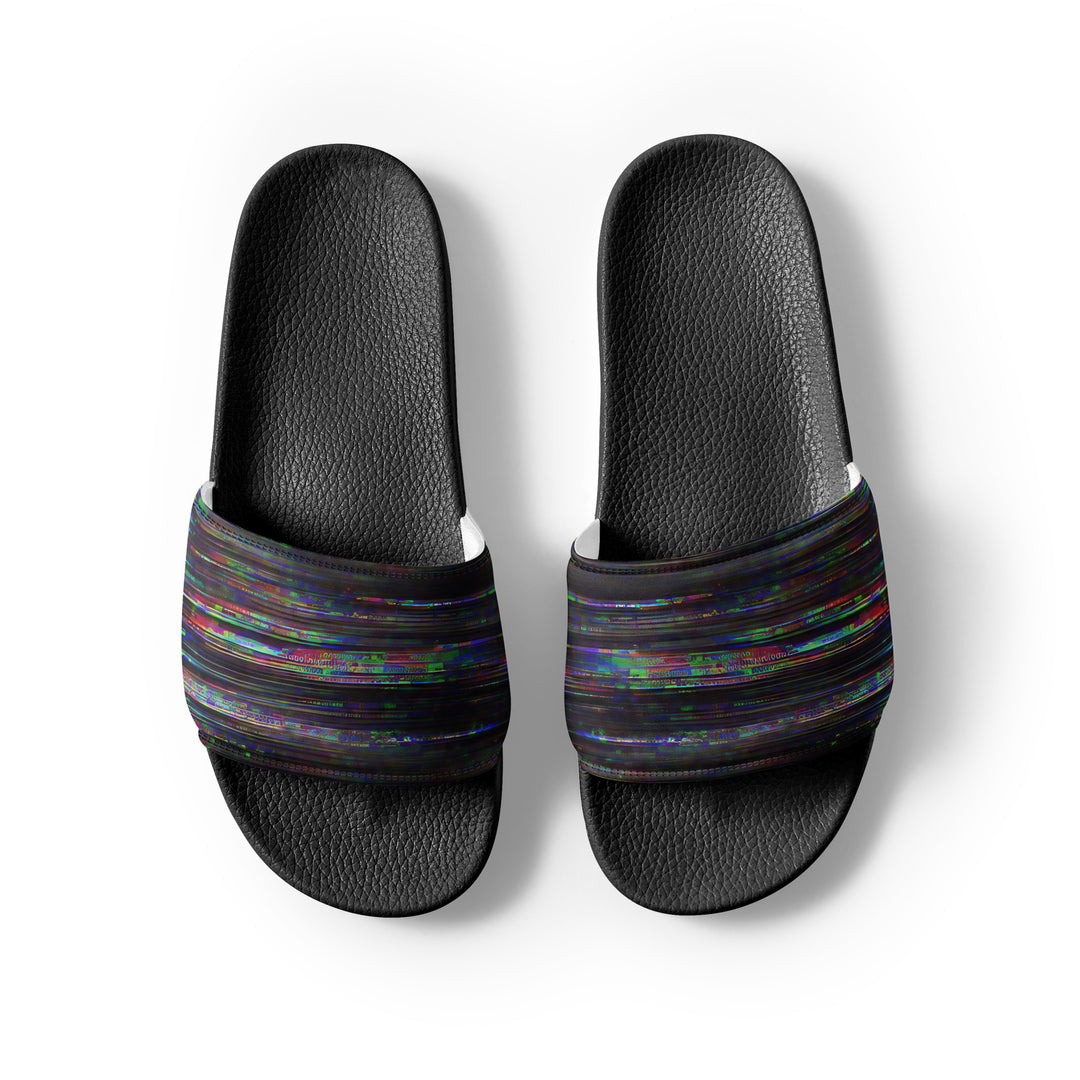 Glitchwear Men's Slides, AI Signature Style AI-Designed 40, view 7