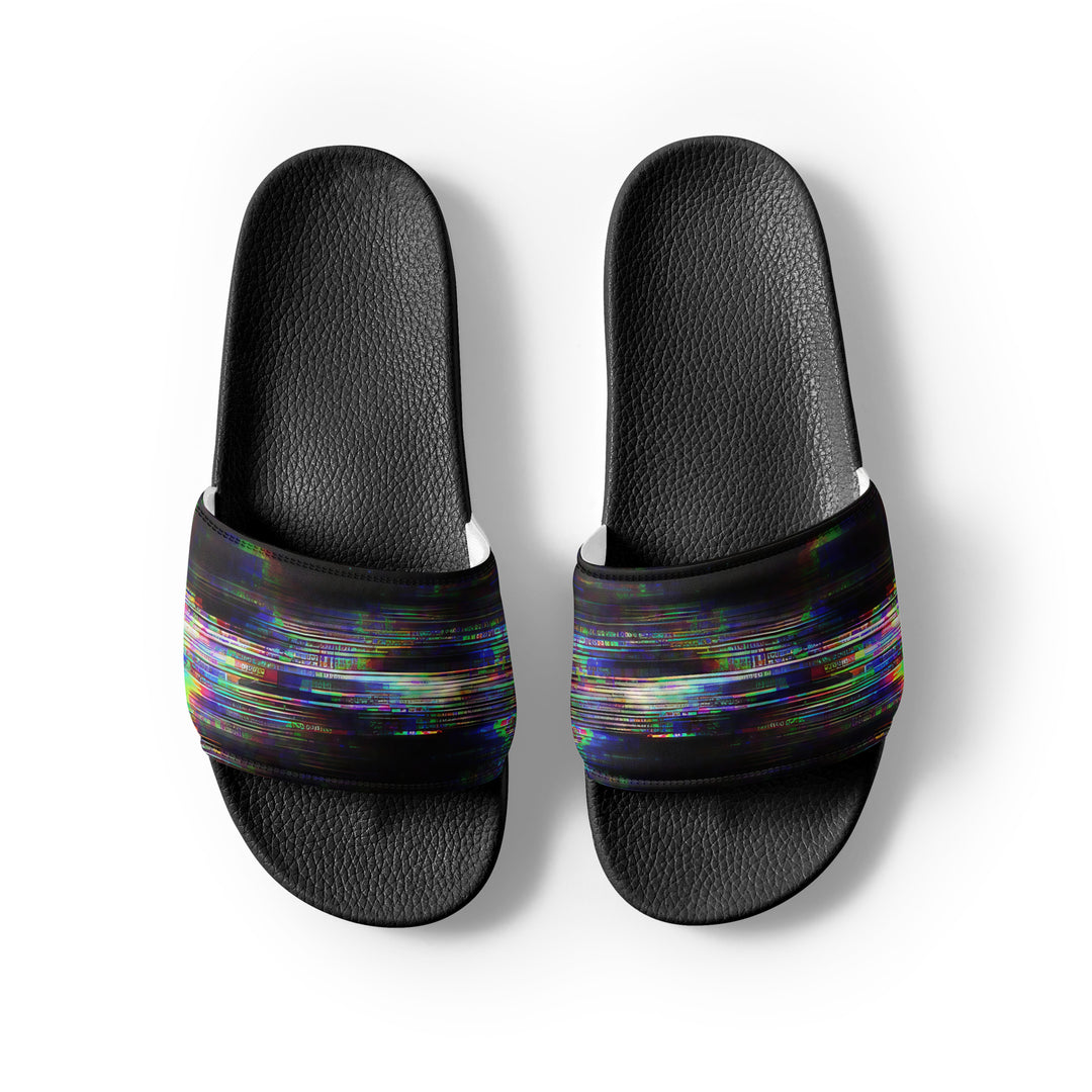 Glitchwear Men's Slides, AI Signature Style AI-Designed 44, view 7