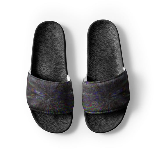 Glitchwear Men's Slides, AI Signature Style AI-Designed 13, view 7