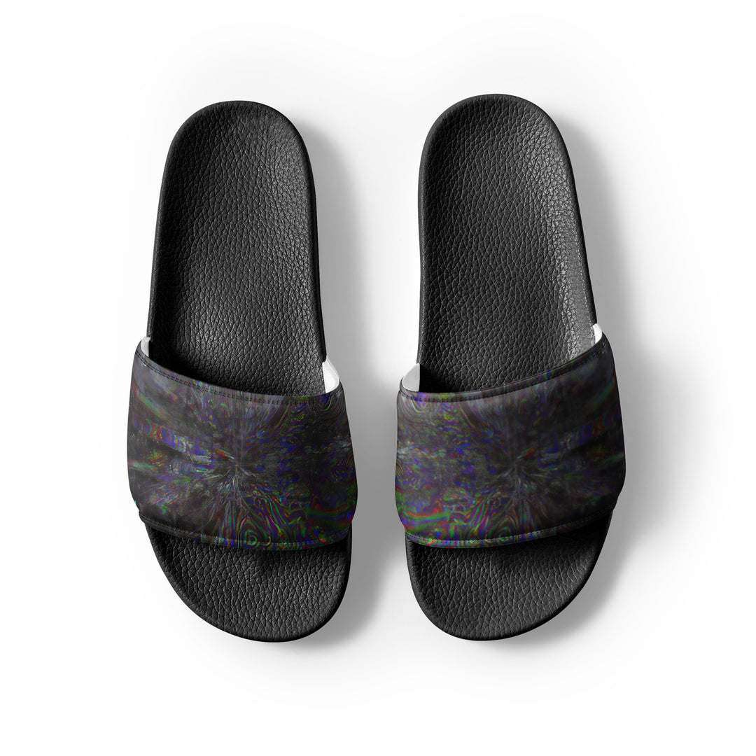 Glitchwear Men's Slides, AI Signature Style AI-Designed 13, view 7