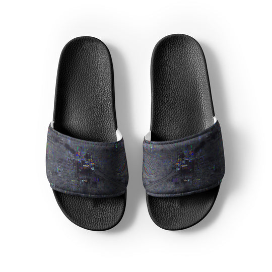 Glitchwear Men's Slides, AI Signature Style AI-Designed 20, view 7