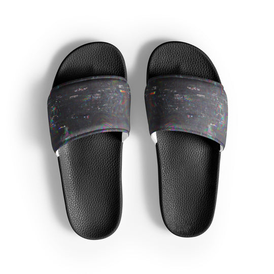Glitchwear Men's Slides, AI Signature Style AI-Designed 8, main view