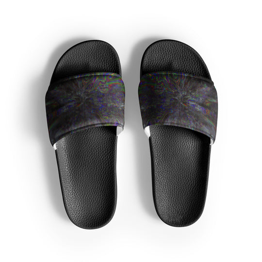 Glitchwear Men's Slides, AI Signature Style AI-Designed 13, main view