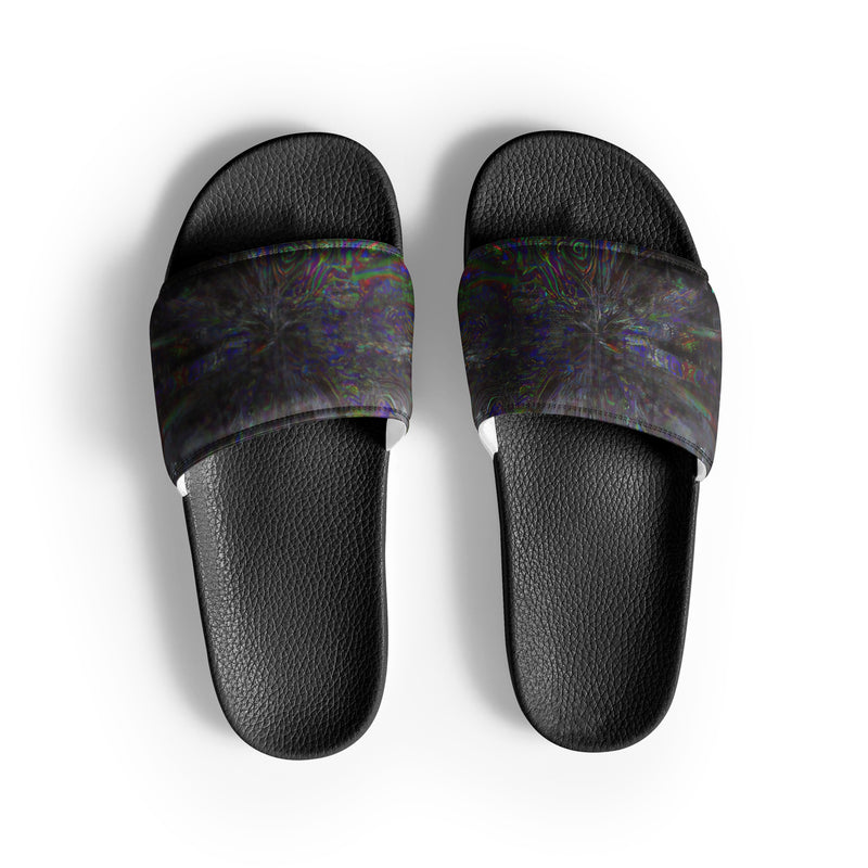 Glitchwear Men's Slides, AI Signature Style AI-Designed 13, main view