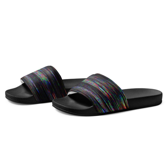 Glitchwear Men's Slides, AI Signature Style AI-Designed 40, view 3