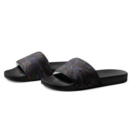 Glitchwear Men's Slides, AI Signature Style AI-Designed 13, view 3
