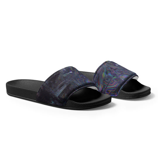 Glitchwear Men's Slides, AI Signature Style AI-Designed 10, view 5