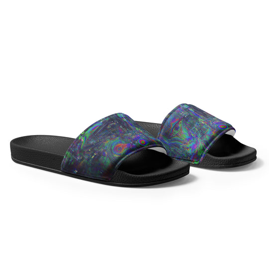 Glitchwear Men's Slides, AI Signature Style AI-Designed 11, view 5