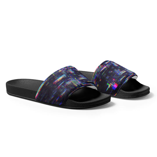 Glitchwear Men's Slides, AI Signature Style AI-Designed 32, view 5