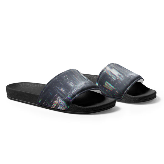 Glitchwear Men's Slides, AI Signature Style AI-Designed 39, view 5