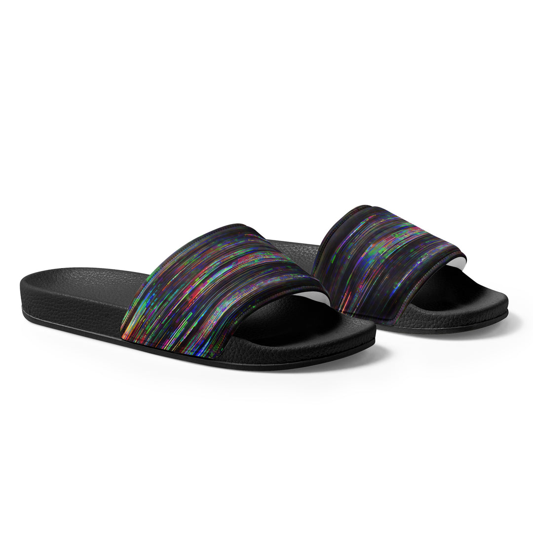 Glitchwear Men's Slides, AI Signature Style AI-Designed 40, view 5