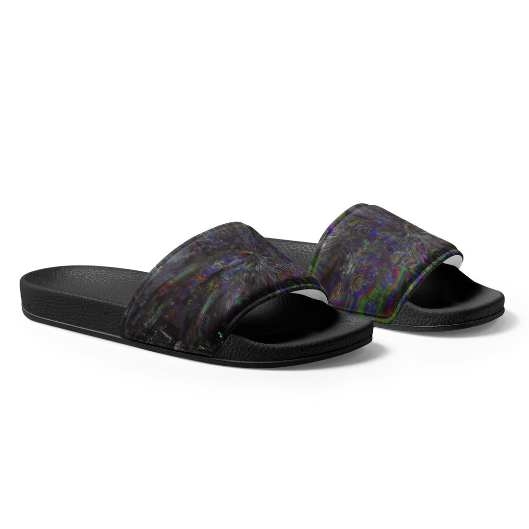 Glitchwear Men's Slides, AI Signature Style AI-Designed 13, view 5