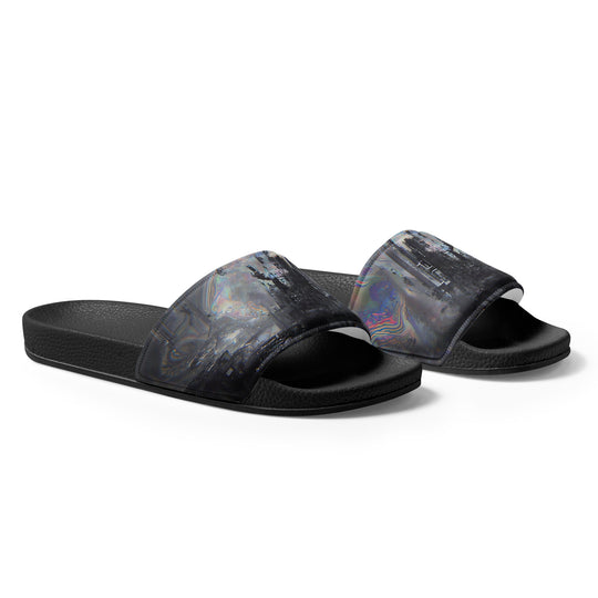 Glitchwear Men's Slides, AI Signature Style AI-Designed 14, view 5