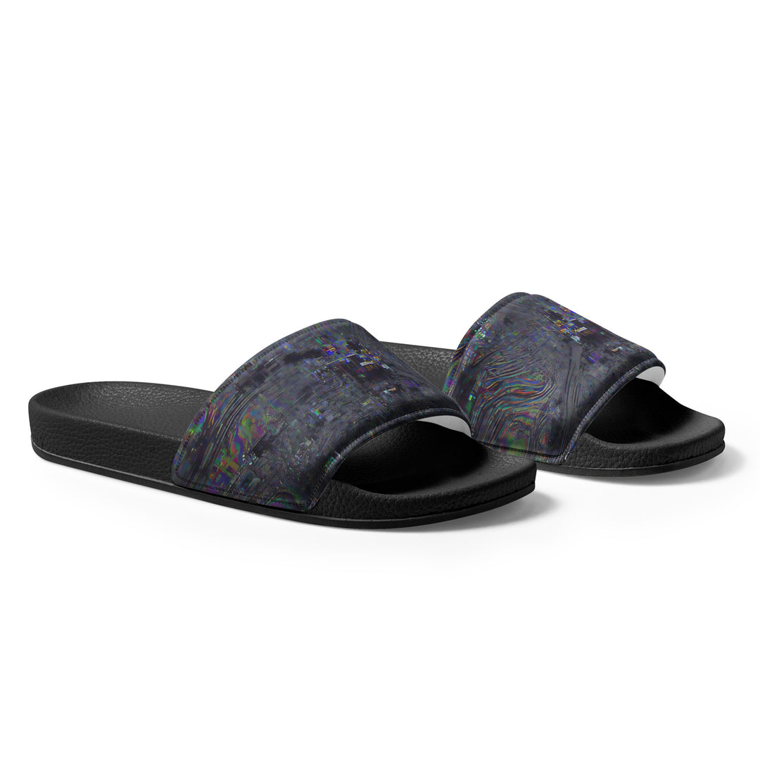 Glitchwear Men's Slides, AI Signature Style AI-Designed 20, view 5