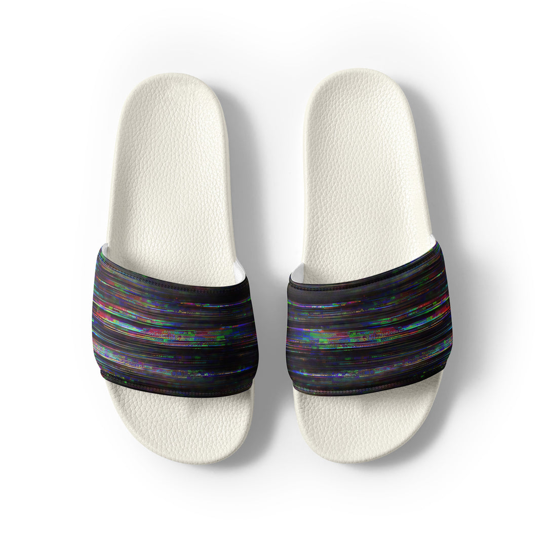 Glitchwear Men's Slides, AI Signature Style AI-Designed 40, view 8