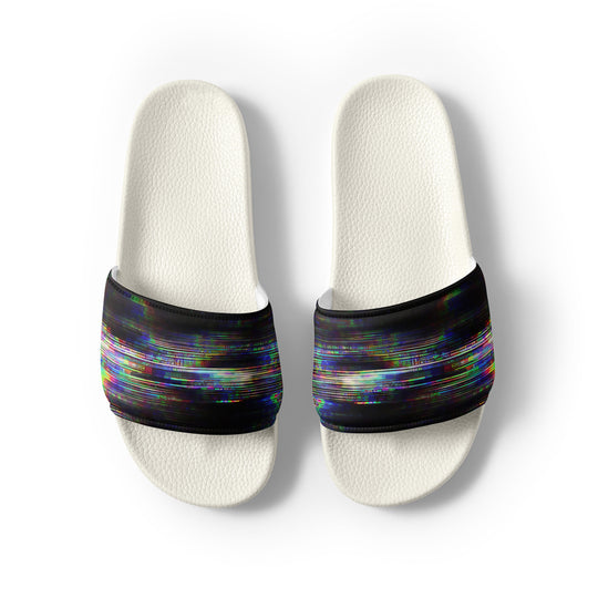 Glitchwear Men's Slides, AI Signature Style AI-Designed 44, view 8