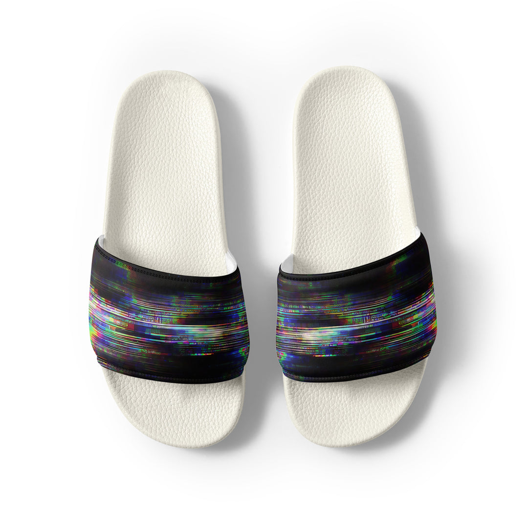 Glitchwear Men's Slides, AI Signature Style AI-Designed 44, view 8