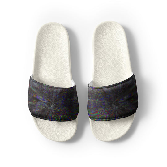 Glitchwear Men's Slides, AI Signature Style AI-Designed 13, view 8