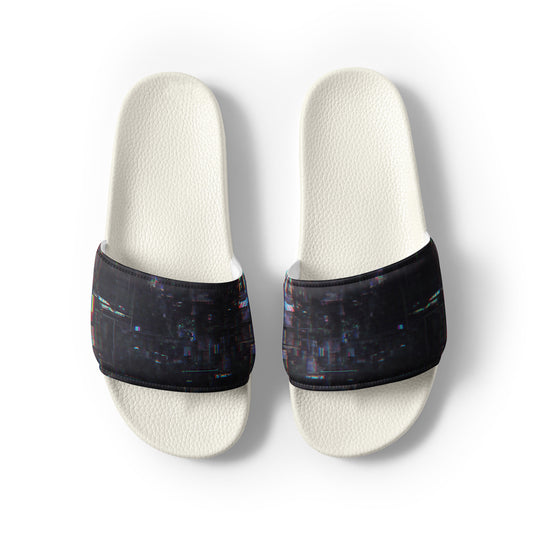 Glitchwear Men's Slides, AI Signature Style AI-Designed 23, view 8