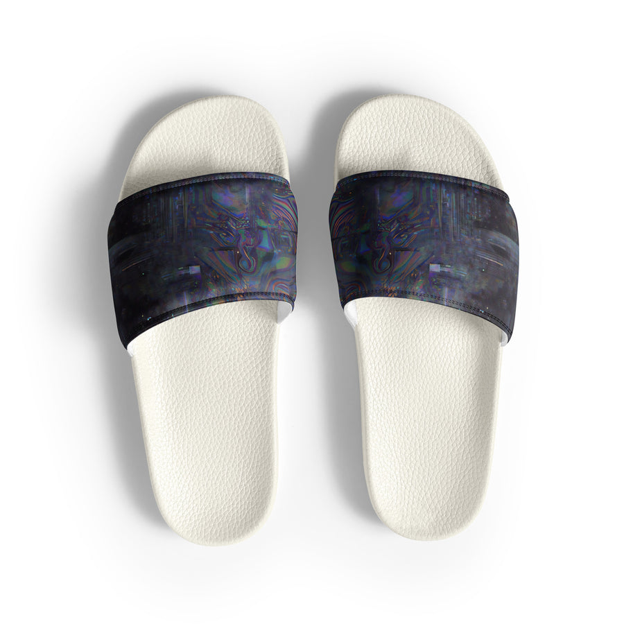 Glitchwear Men's Slides, AI Signature Style AI-Designed 10, view 2
