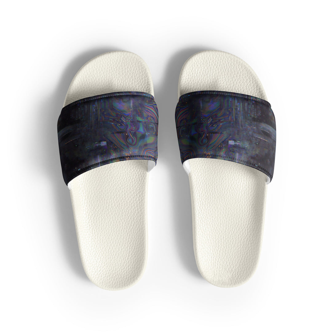 Glitchwear Men's Slides, AI Signature Style AI-Designed 10, view 2