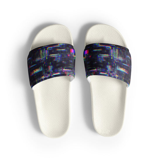 Glitchwear Men's Slides, AI Signature Style AI-Designed 32, view 2