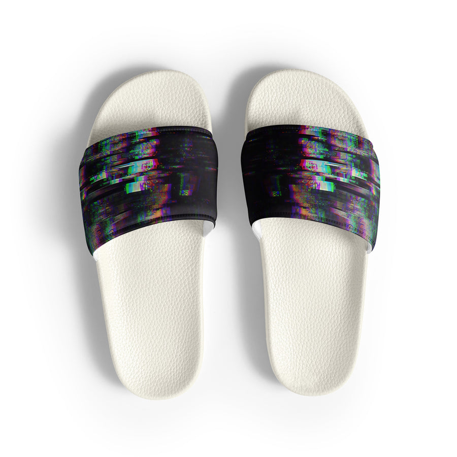 Glitchwear Men's Slides, AI Signature Style AI-Designed 35, view 2