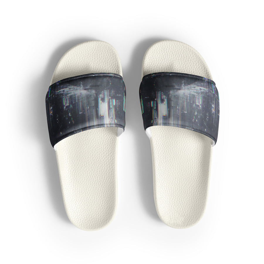 Glitchwear Men's Slides, AI Signature Style AI-Designed 39, view 2
