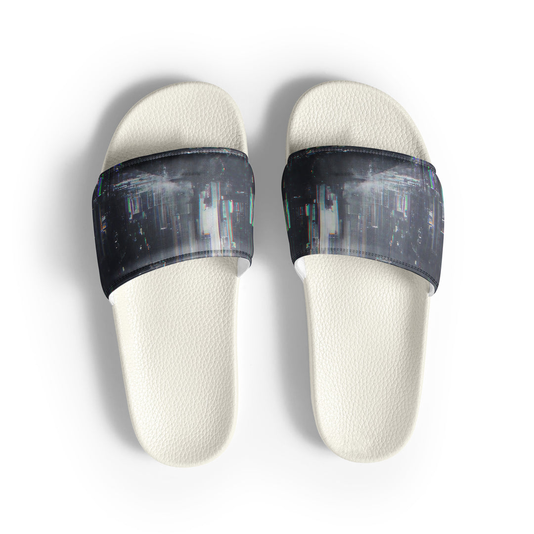 Glitchwear Men's Slides, AI Signature Style AI-Designed 39, view 2