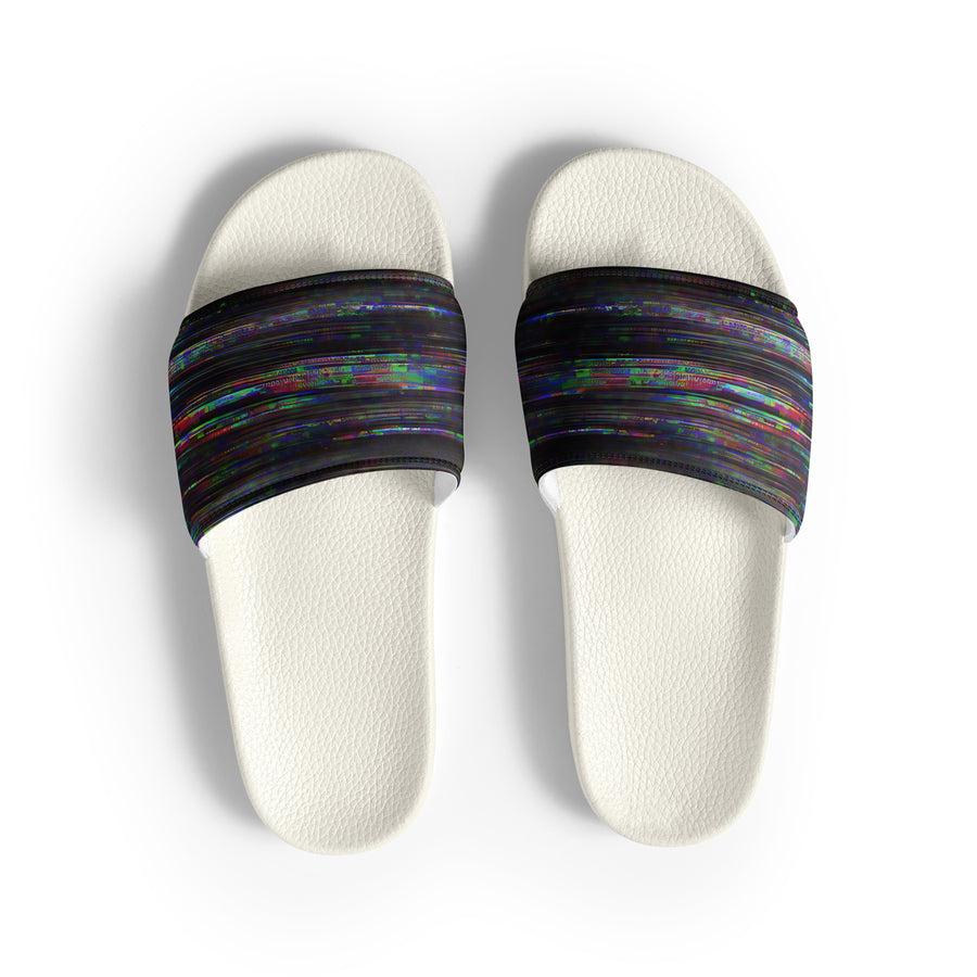 Glitchwear Men's Slides, AI Signature Style AI-Designed 40, view 2