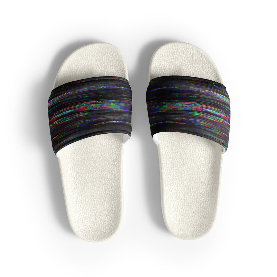 Glitchwear Men's Slides, AI Signature Style AI-Designed 40, view 2